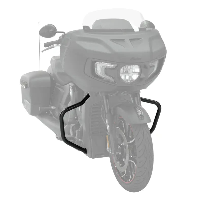 Steel Front Highway Bars in Black