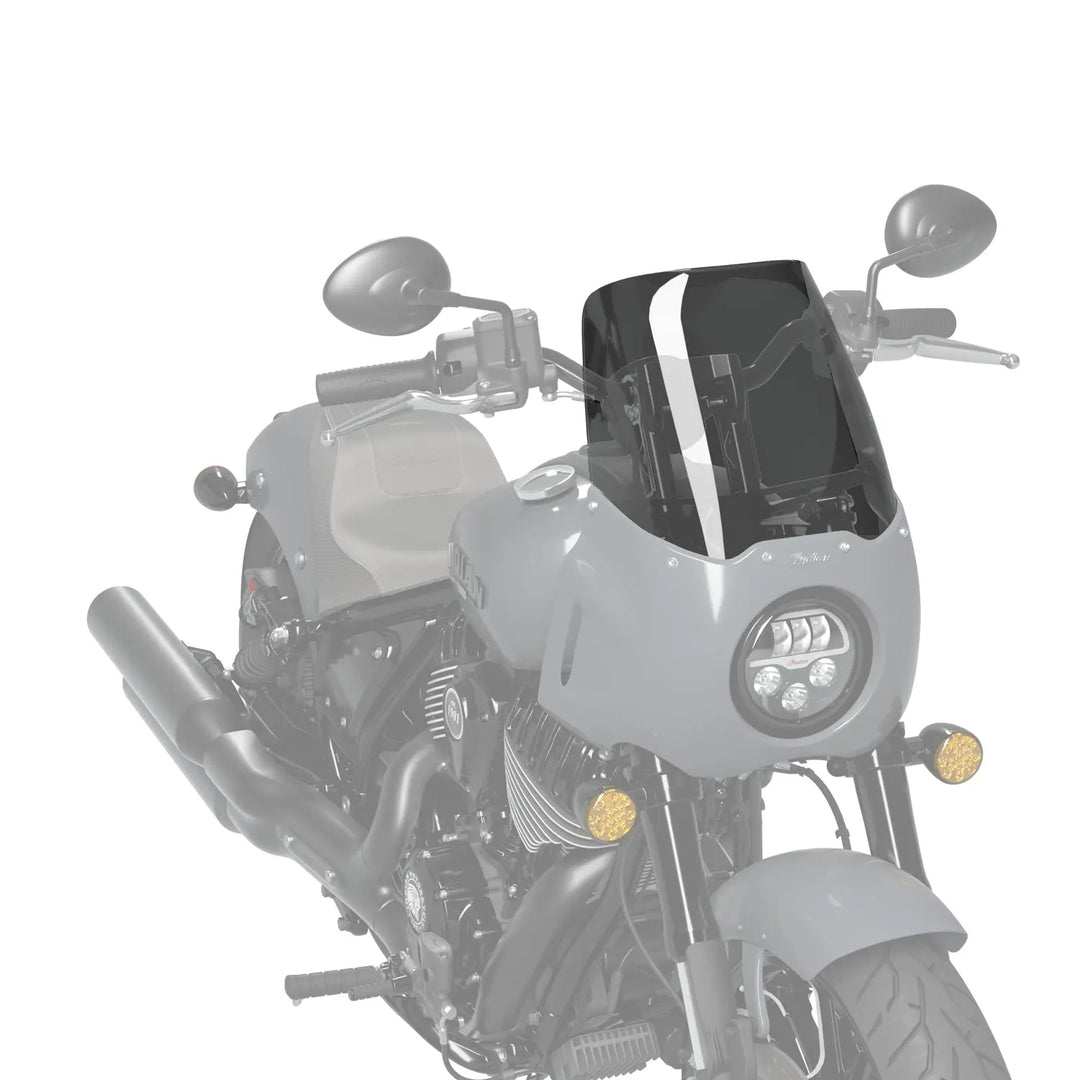 Chief Quarter Fairing Tall Flared Wind Deflector, Tinted