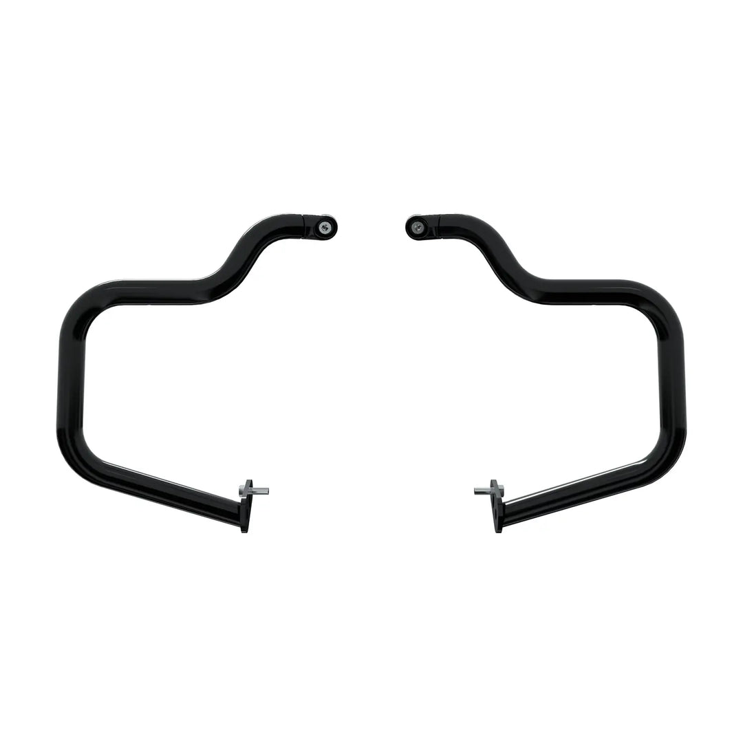 Steel Front Highway Bars, Pair - Black