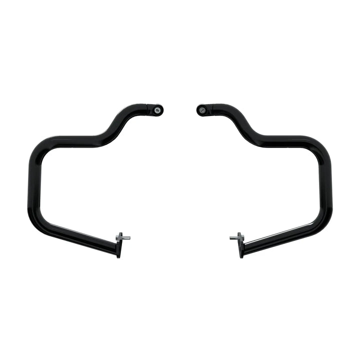Steel Front Highway Bars, Pair - Black