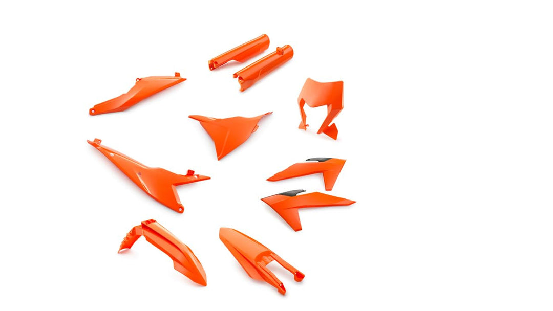 KTM Orange Enduro Dirt Bike Plastic Kit Bodywork