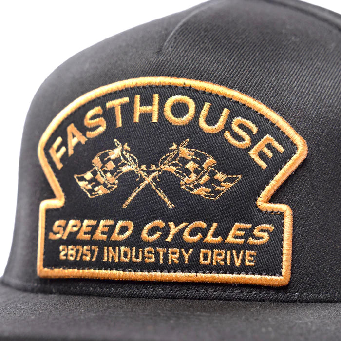 FASTHOUSE Crown Hat  "Speed Cycles" cap in Black