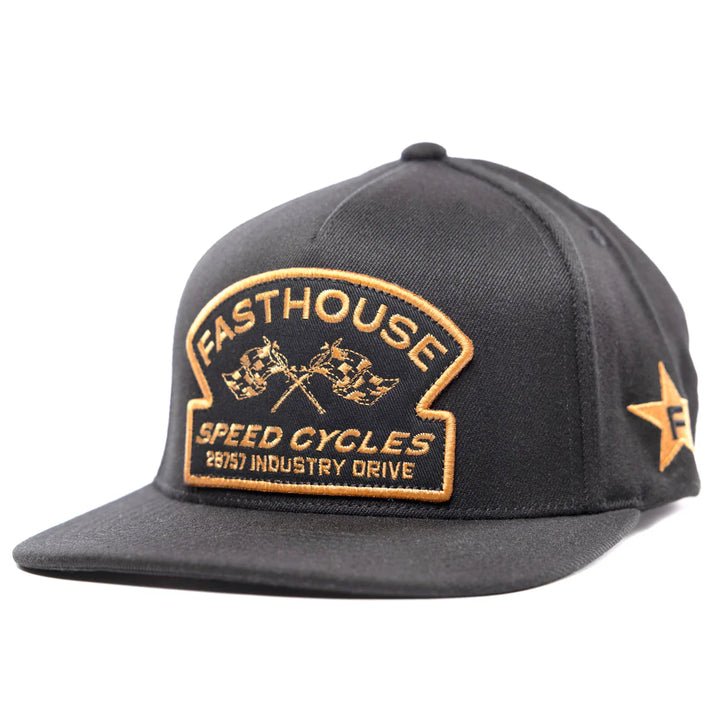 FASTHOUSE Crown Hat  "Speed Cycles" cap in Black