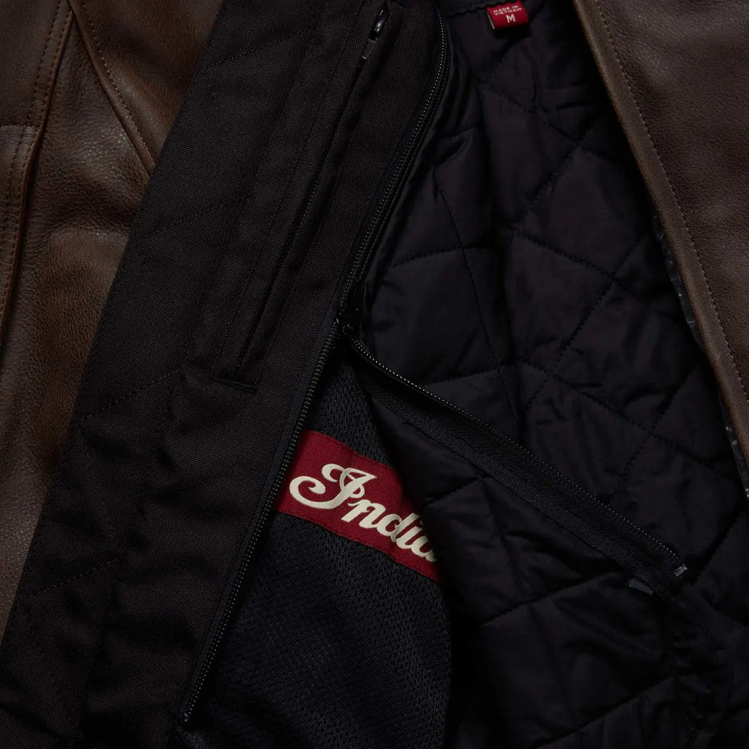 Mens ELLINGSON JACKET in BROWN Leather  IM