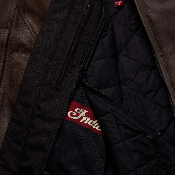 Mens ELLINGSON JACKET in BROWN Leather  IM