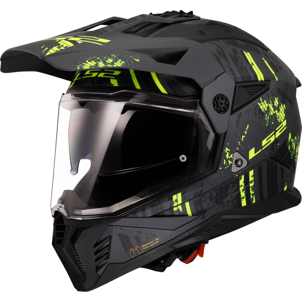 CRAZY - MATTE BLACK / HI_VIS YELLOW BLAZE II