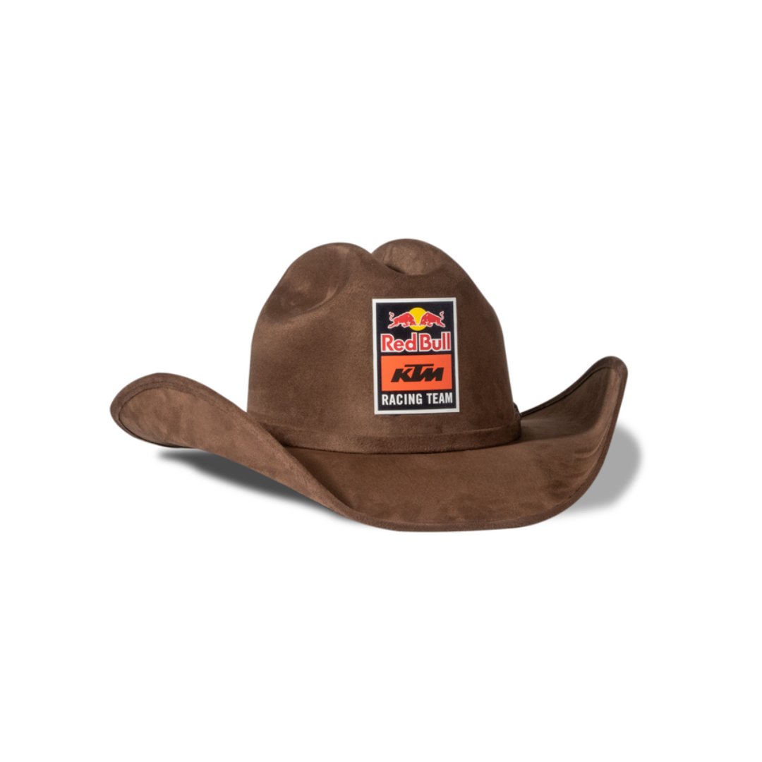 Red Bull KTM Cowboy Hat - Suede Brown