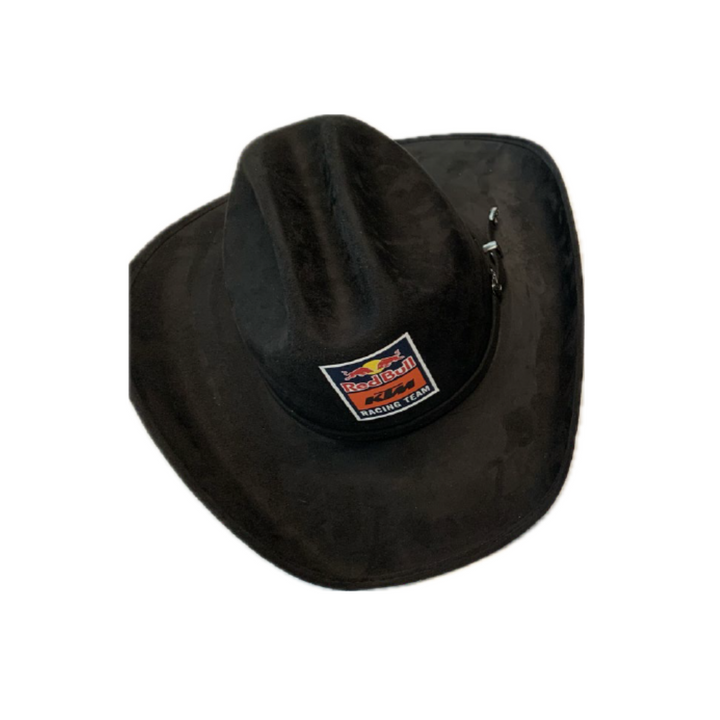 Red Bull KTM Cowboy Hat - Suede Black