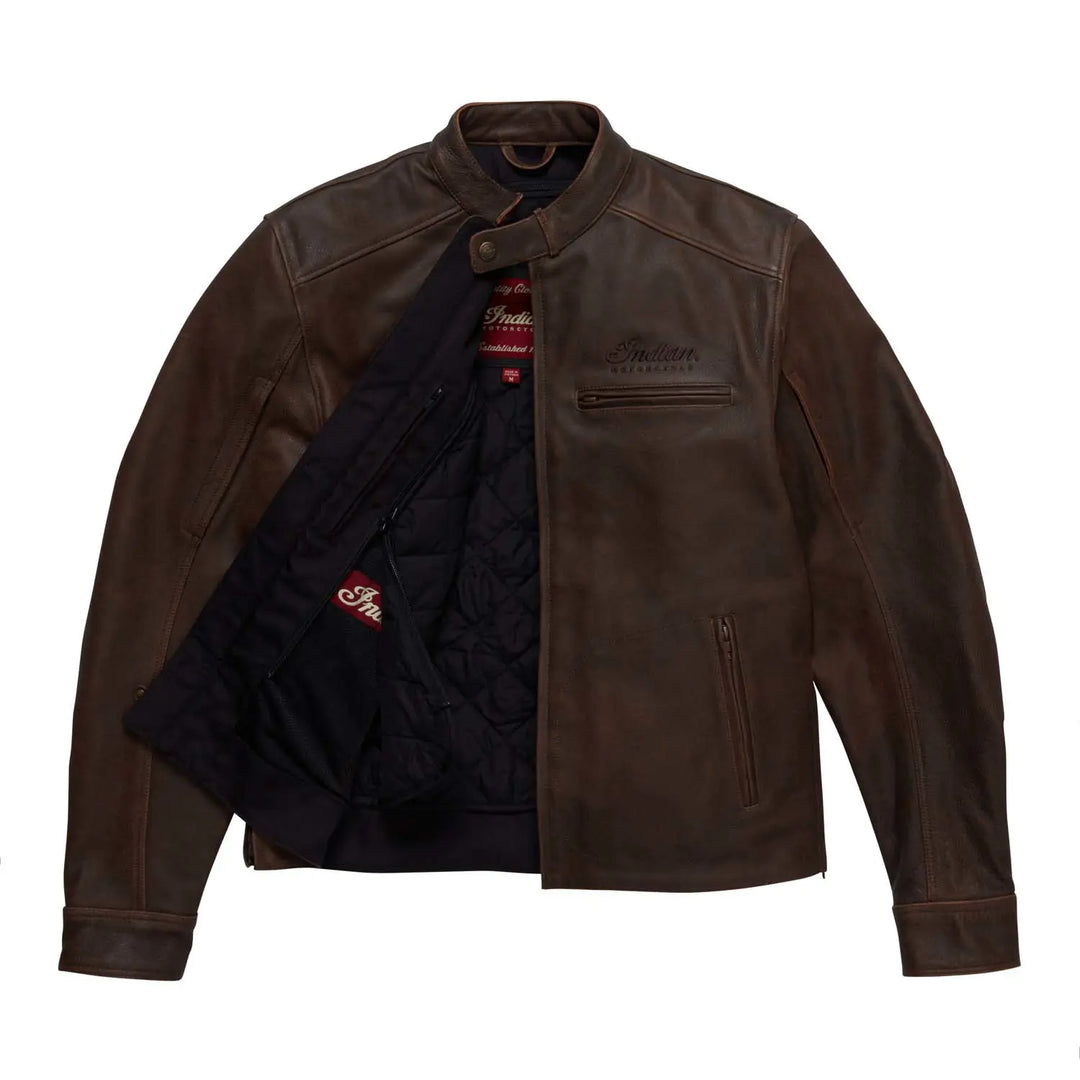 Mens ELLINGSON JACKET in BROWN Leather  IM
