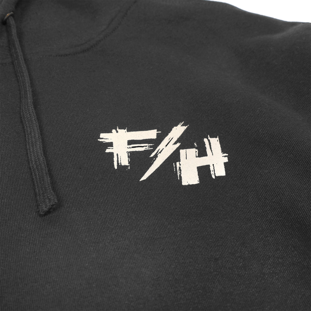 Fasthouse Fray Hooded Pullover in Black