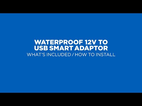 QUAD LOCK Waterproof 12V to USB Smart Adaptor