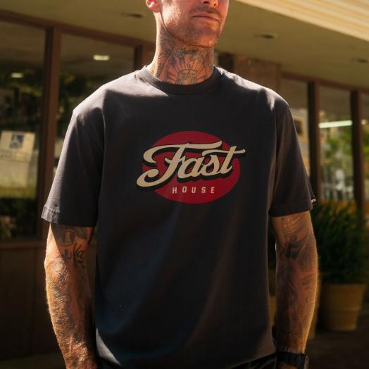Tasker SS Tee in Graphite Black from Fasthouse