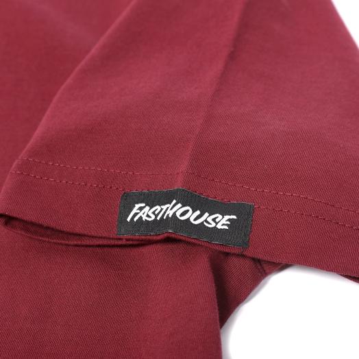 Anchor SS Tee in Maroon