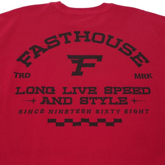 Arthur SS Tee from Fasthouse in Cardinal Red