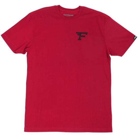 Arthur SS Tee from Fasthouse in Cardinal Red