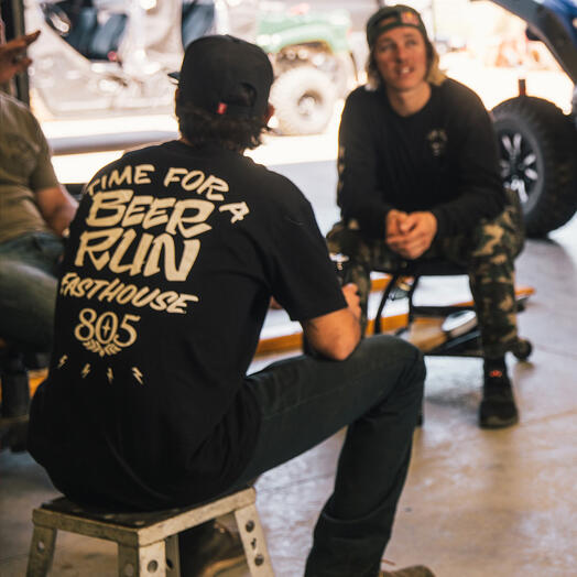 805 Beer Run Tee in Black