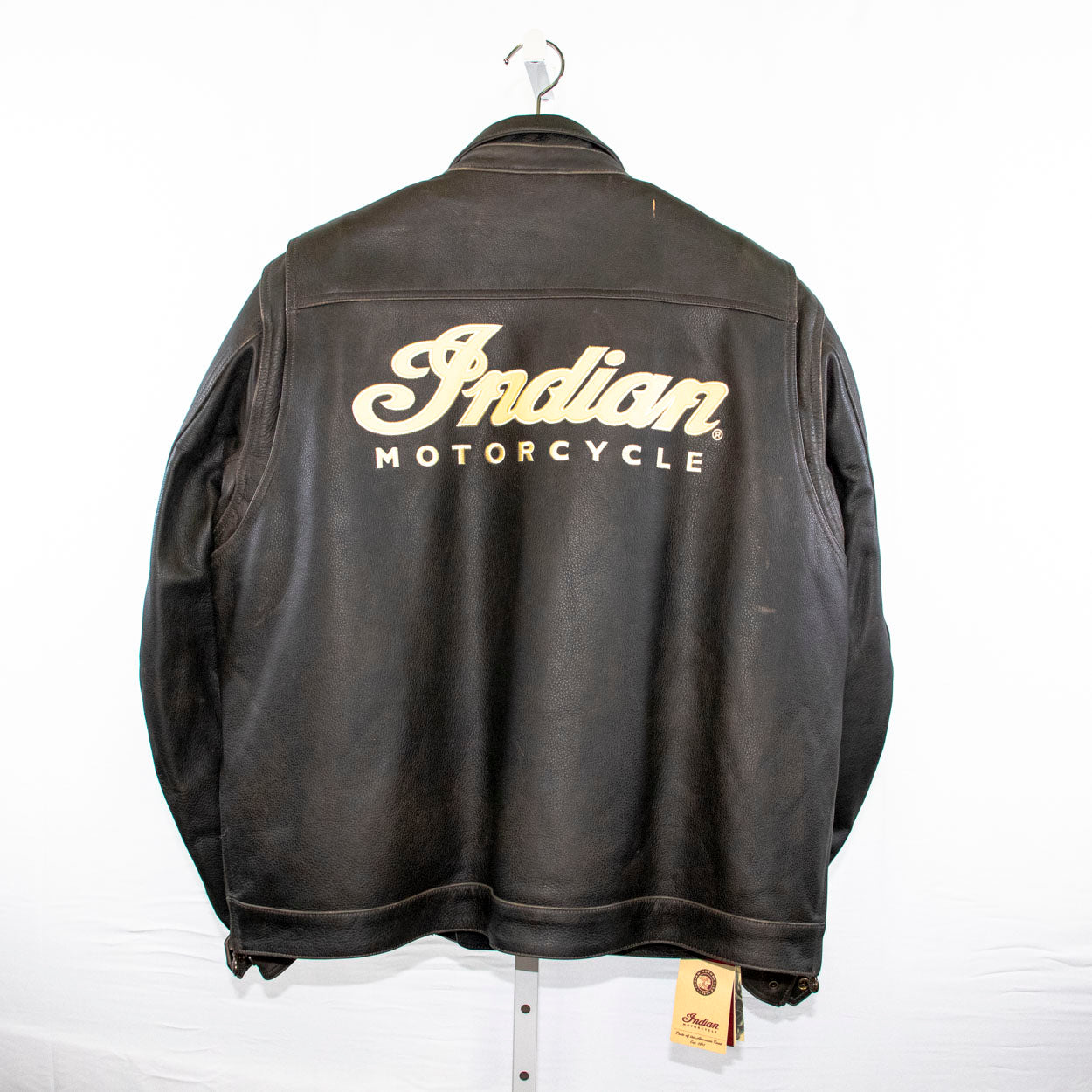 Indian Motorcycle Men's Leather Classic Riding Jacket #2860828X