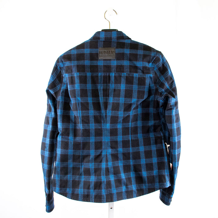 Womens CANYON PLAID Overshirt in Blue