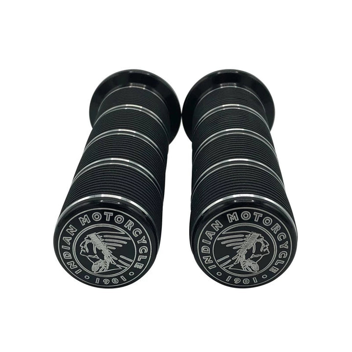 Indian Motorcycle Select Handlebar Grips - IN BLACK OR CHROME 