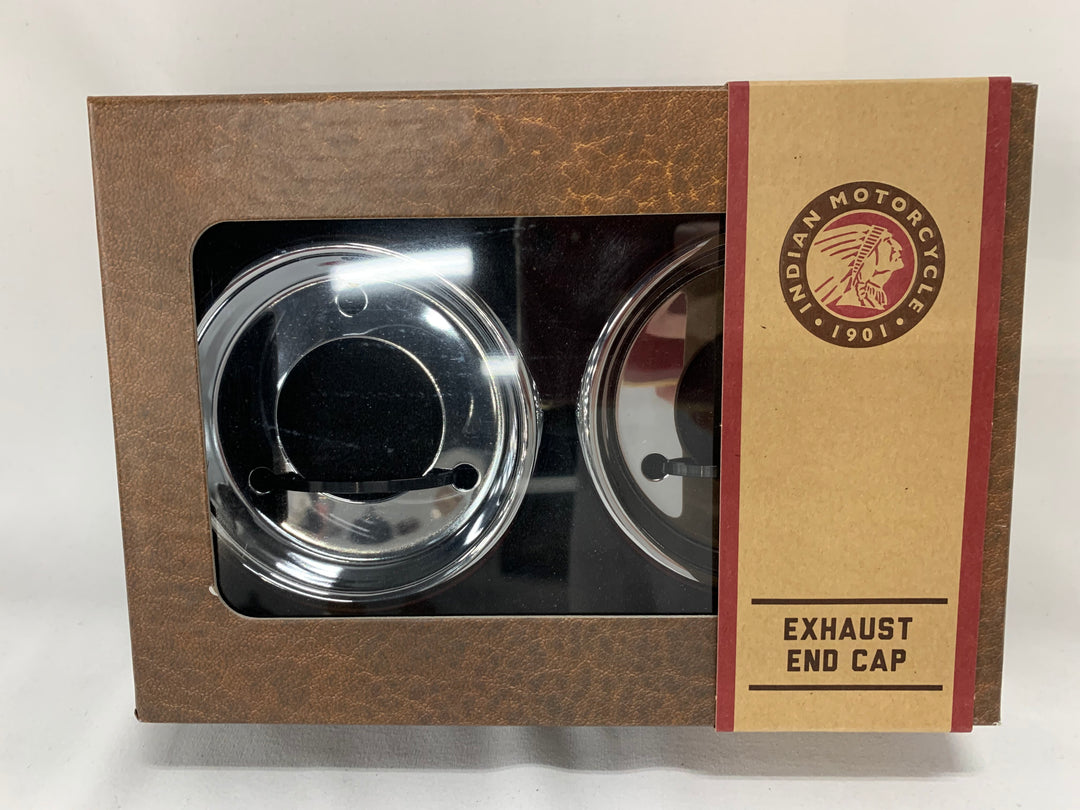 Indian Motorcycle Exhaust End Cap (Chrome)