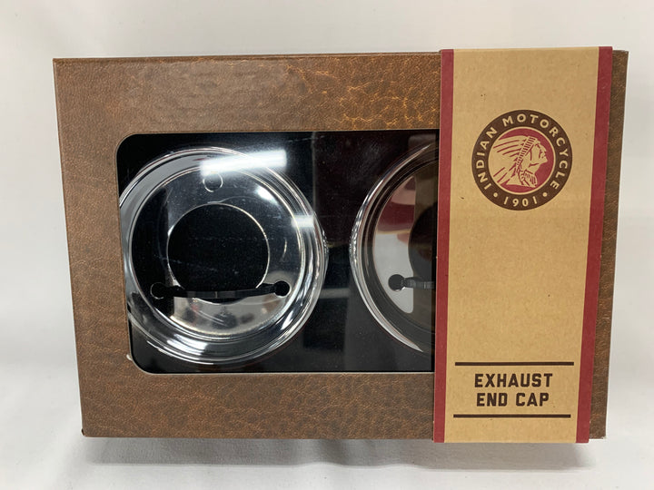 Indian Motorcycle Exhaust End Cap (Chrome)