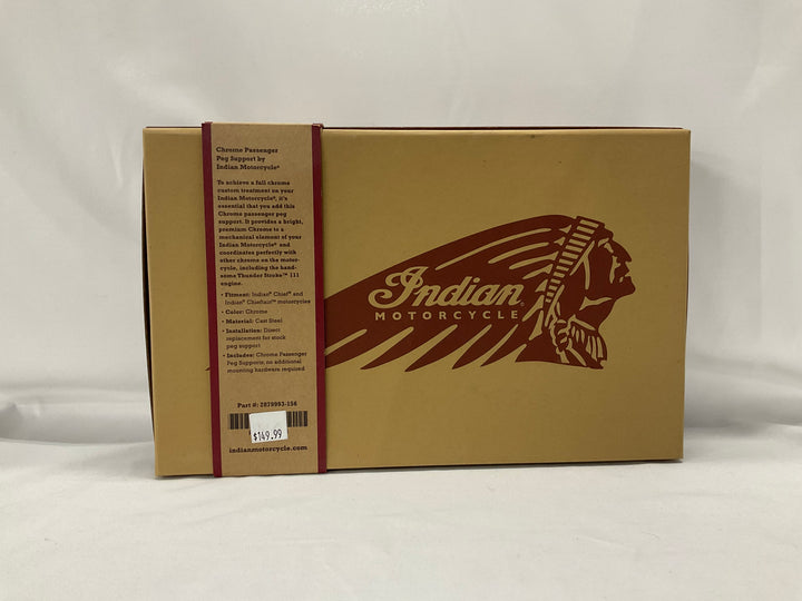 Indian Motorcycle Chrome Passenger Peg Support