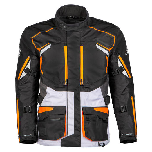 Tourmaster Horizon Line Highlander WP JACKET in Black/Orange